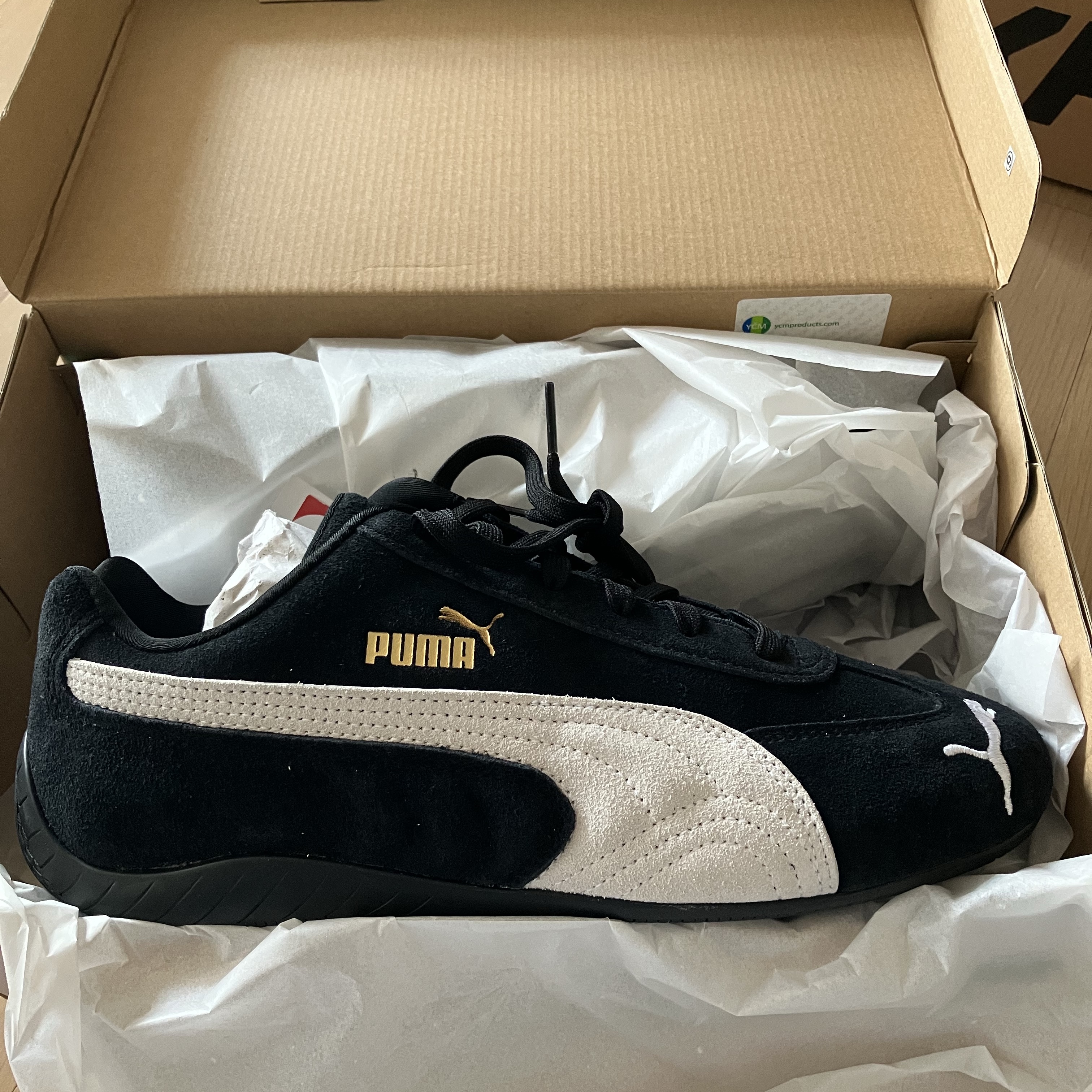 Puma Speedcat OG Black White 착용 스타일 - 2