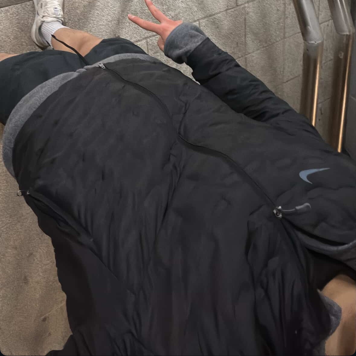 Nike Therma-Fit ADV Aeroloft Repel Down Running Jacket Black - Asia 착용 스타일 - 2