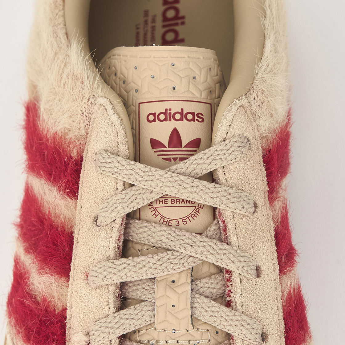 (W) 아디다스 가젤 인도어 매직 베이지 팀 빅토리 레드((W) Adidas Gazelle Indoor Magic Beige Team Victory Red) - 8