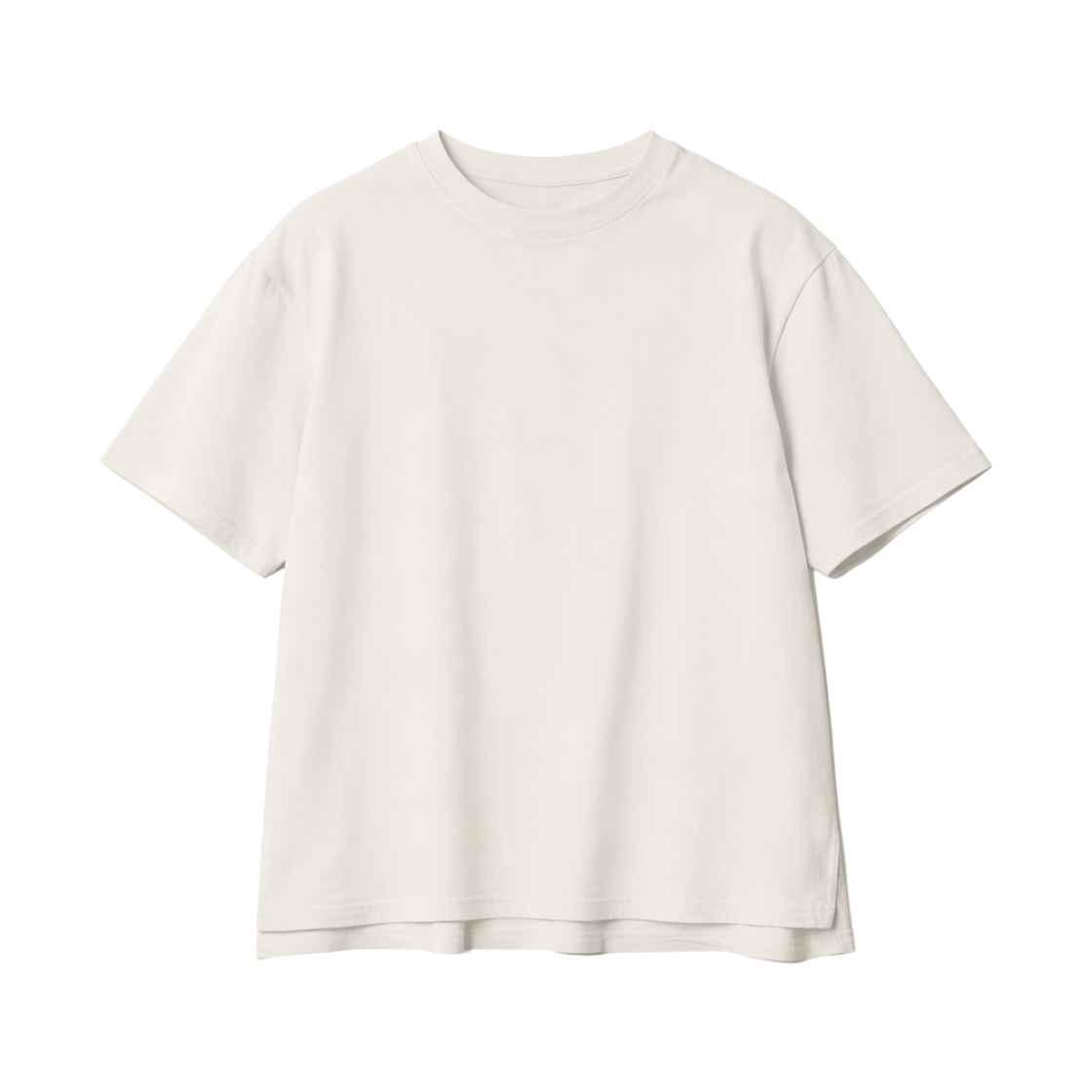 483457-02 / 474405-02 (W) Uniqlo Airism Cotton T-Shirt Light Gray - JP