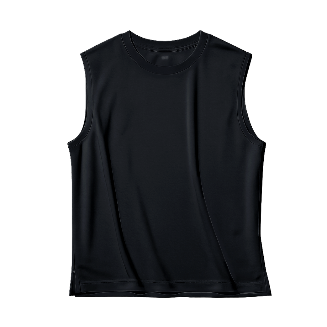 482760-09 / 475363-09 / 466776-09 Uniqlo Airism Cotton Sleeveless Black
