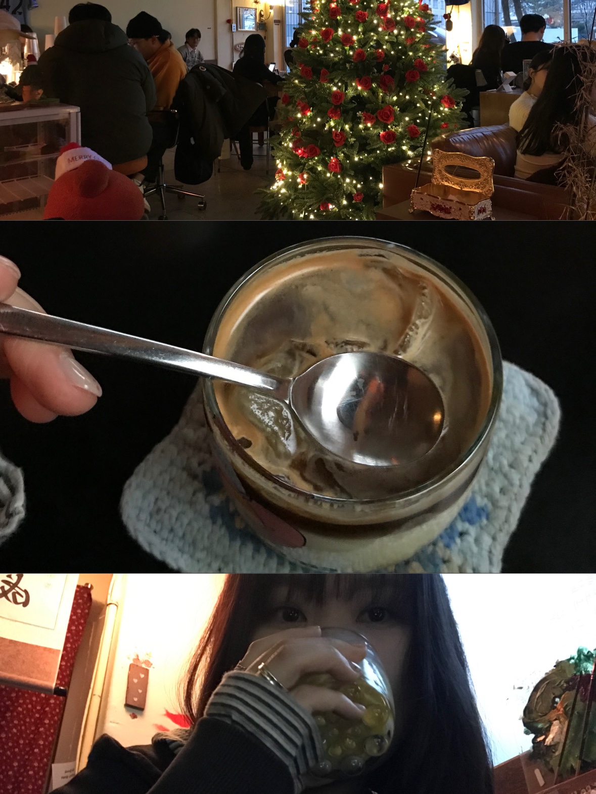 Hatchingroom Stripe Hoodie Grey ์ฐฉ์ฉ ์คํ์ผ