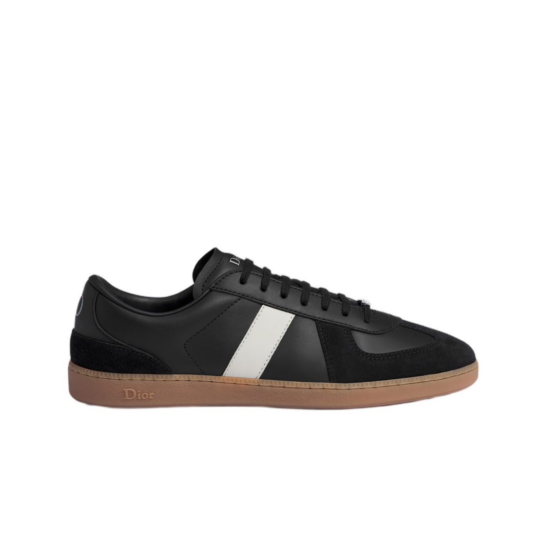 3SN356ZRH-H960 Dior B01 Matchpoint Sneakers Smooth Calfskin with Suede Black White