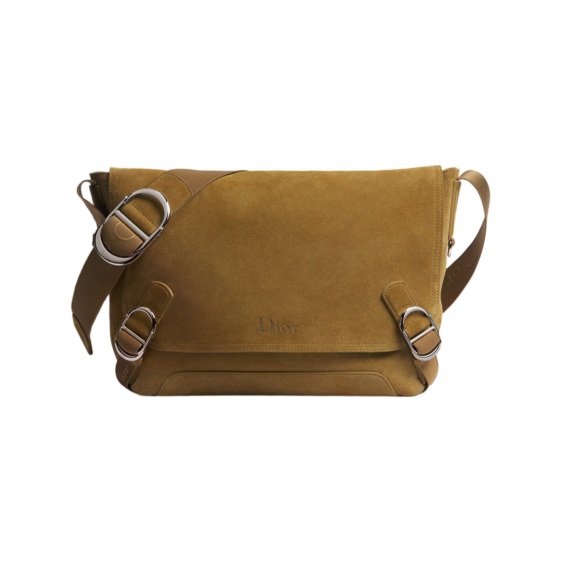 1DBME214BCN-H02M Dior Medium Dior Jett Messenger Bag with Flap Suede Brown