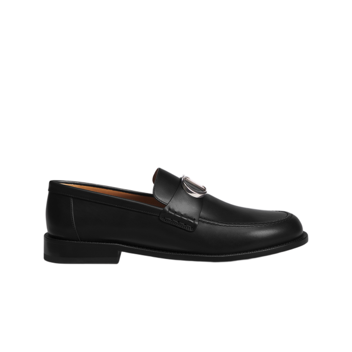 3LO186ACB-H900 Dior Archie Loafer Smooth Calfskin Black