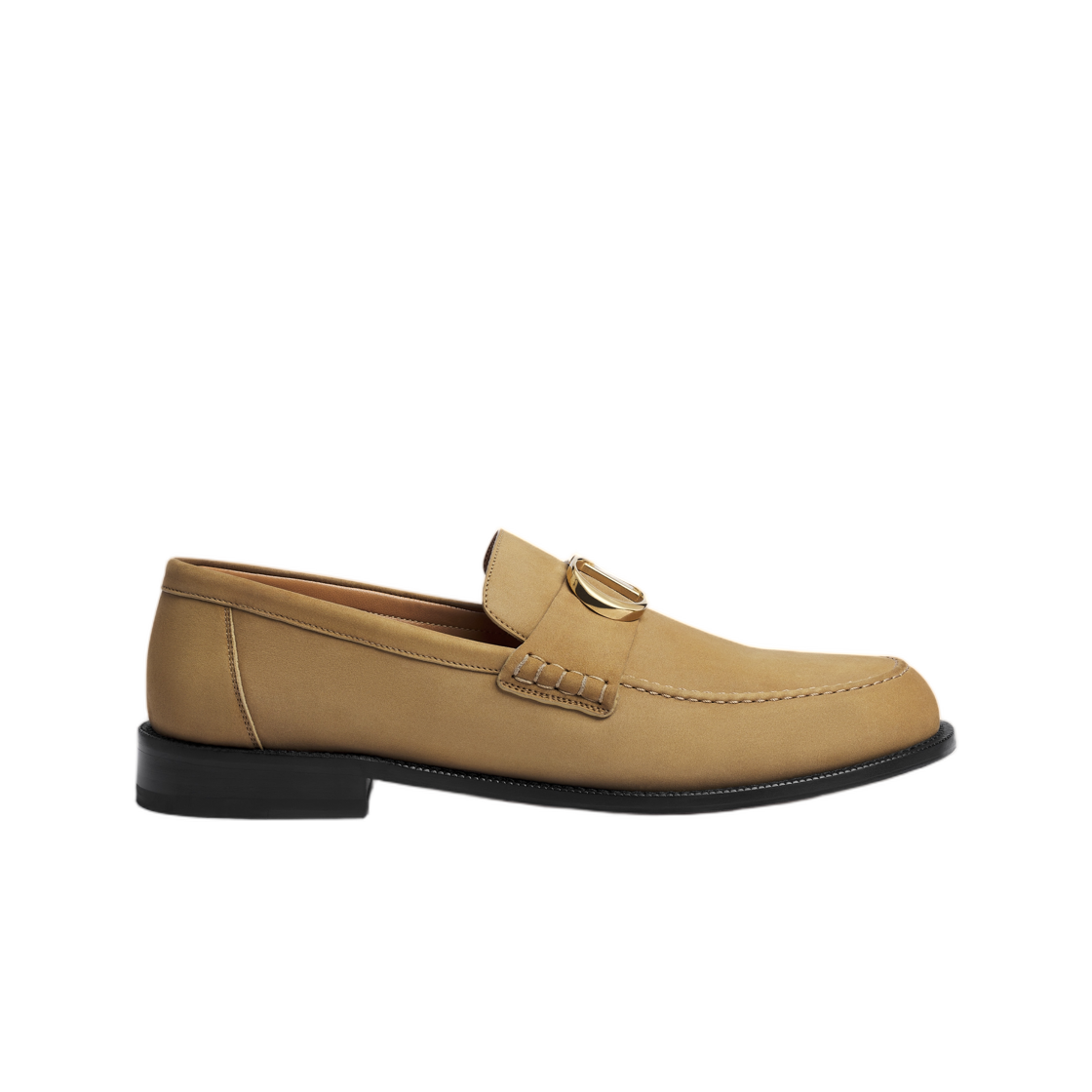 3LO186ACC-H710 Dior Archie Loafer Nubuck Camel