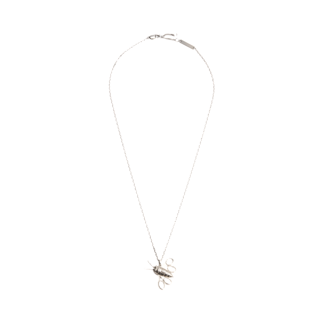 디올 꾸뛰르 참 비 펜던트 네클리스 실버 실버(Dior Couture Charms Bee Pendant Necklace Silver)