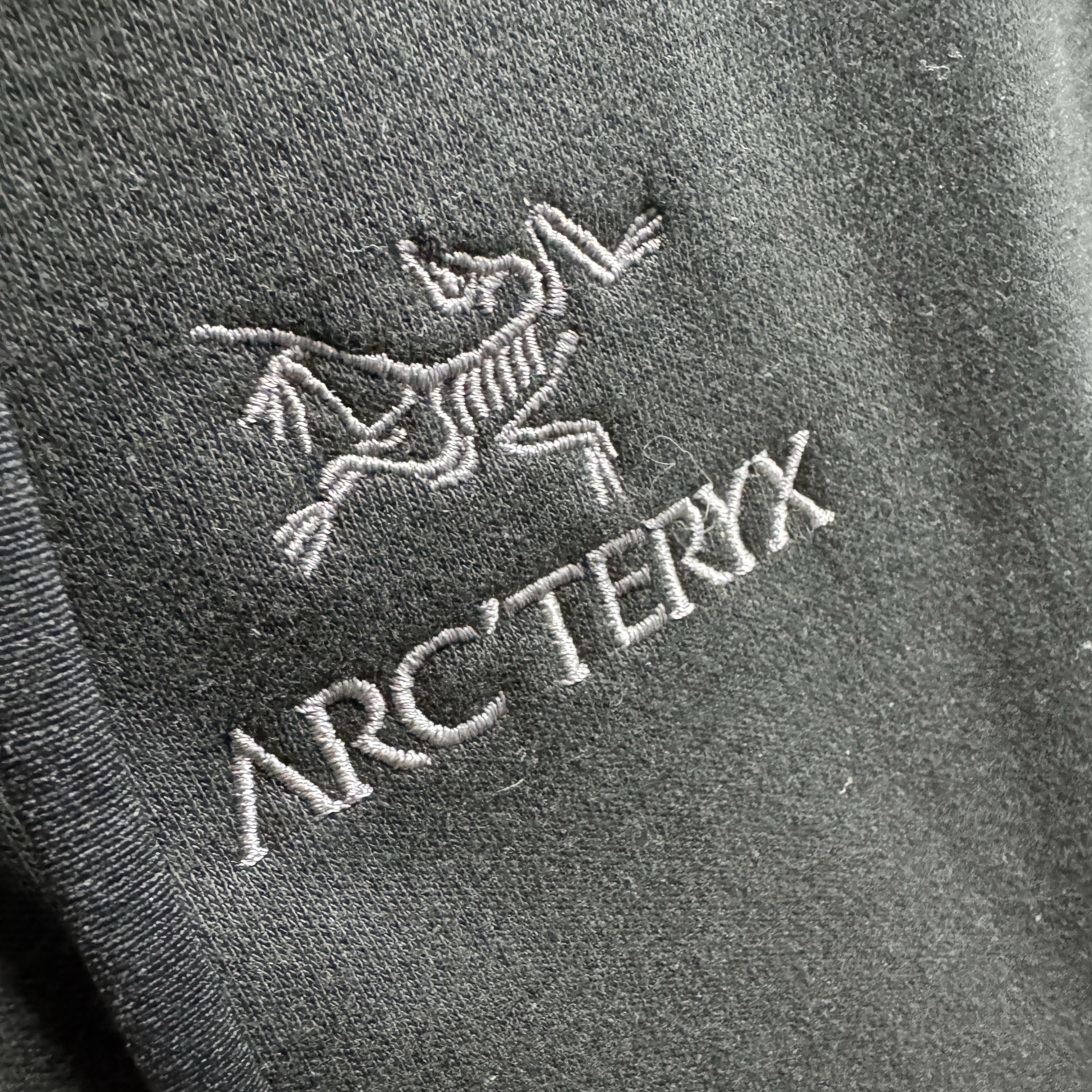 Arc'teryx Emblem Fleece Full-Zip Hoody Black, Arc'teryx Cerium Hoody Black 착용 스타일 - 2