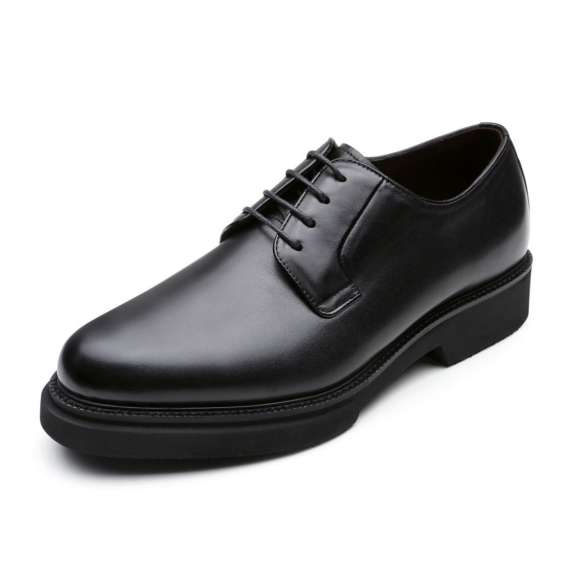 리갈 남성 소프트레더 오버솔 플레인토 더비 블랙(REGAL Men’s Soft Leather Oversole Plain-Toe Derby Black) - 3