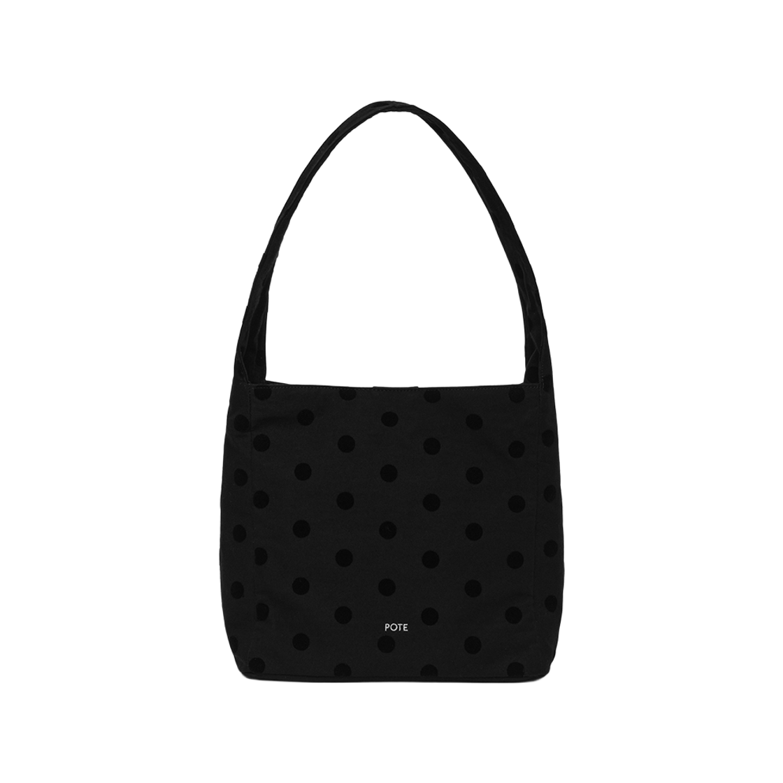포테 0008 스퀘어 숄더백_도트블랙(POTE 0008 Square Shoulder Bag_Dot Black)