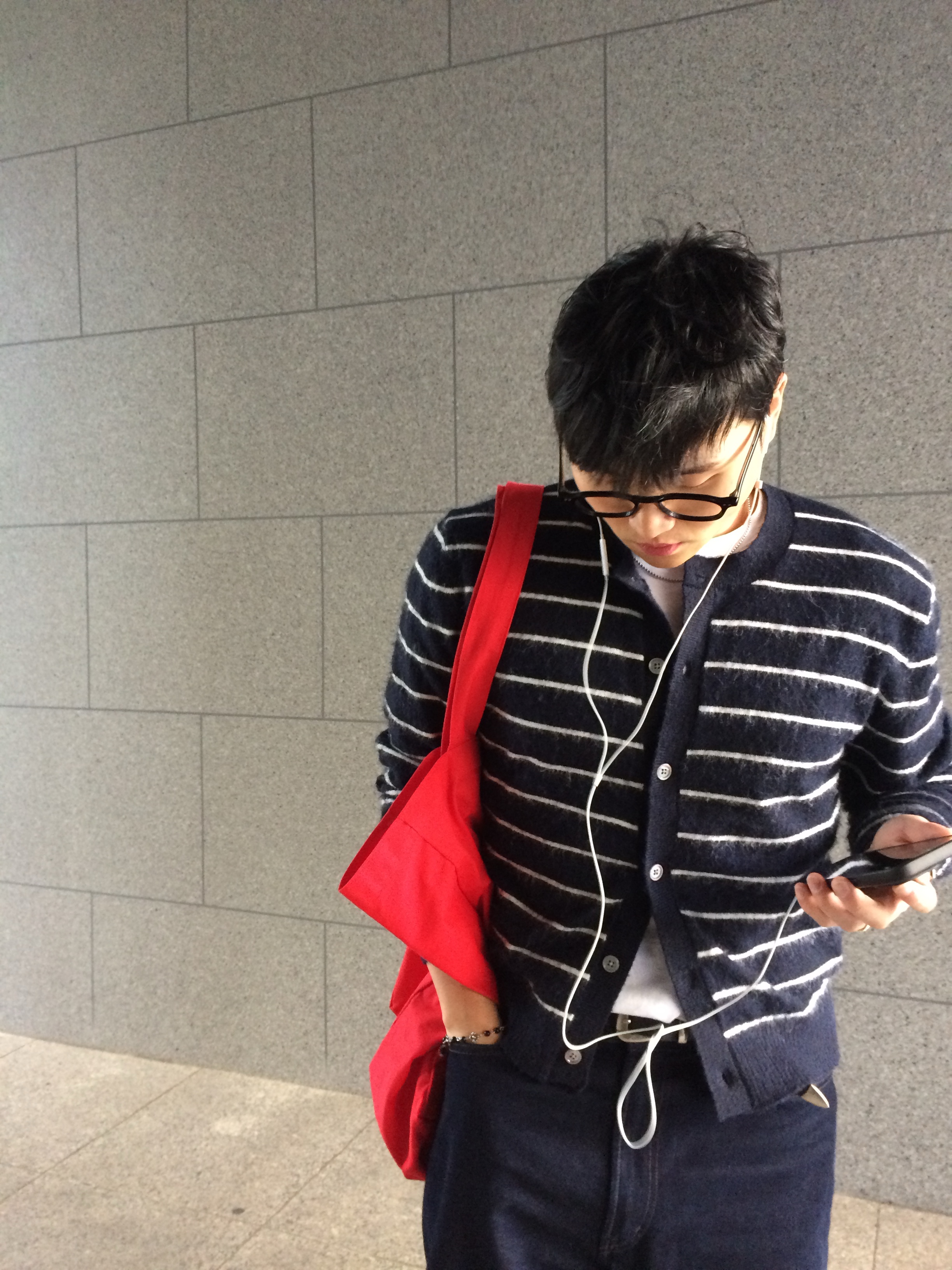Depc Logo Eco Bag Red, Birkenstock Boston Soft Footbed Taupe - Regular 착용 스타일 - 3