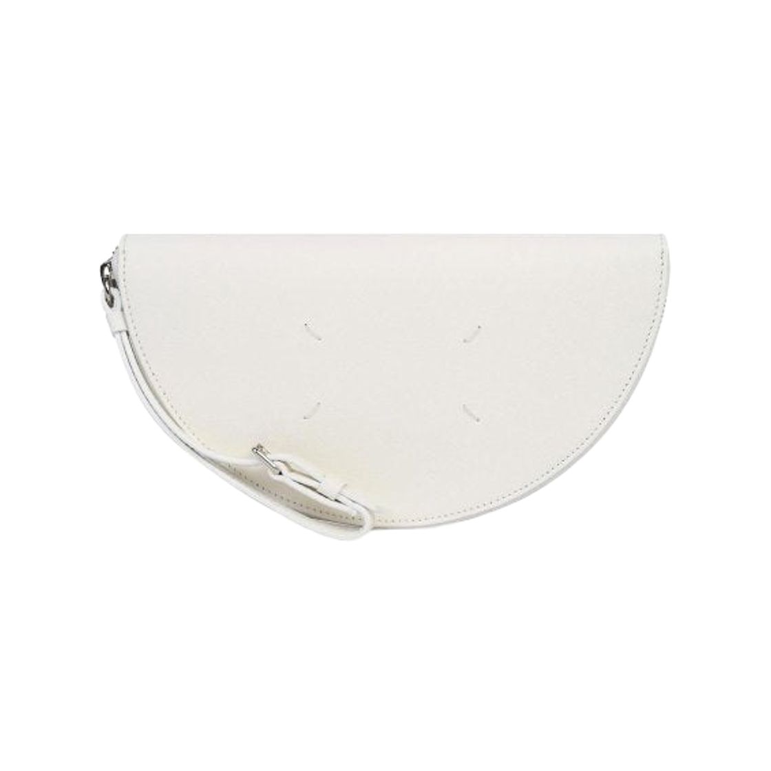 SA2VL0018P6799T1038 Maison Margiela Leather Pouch White