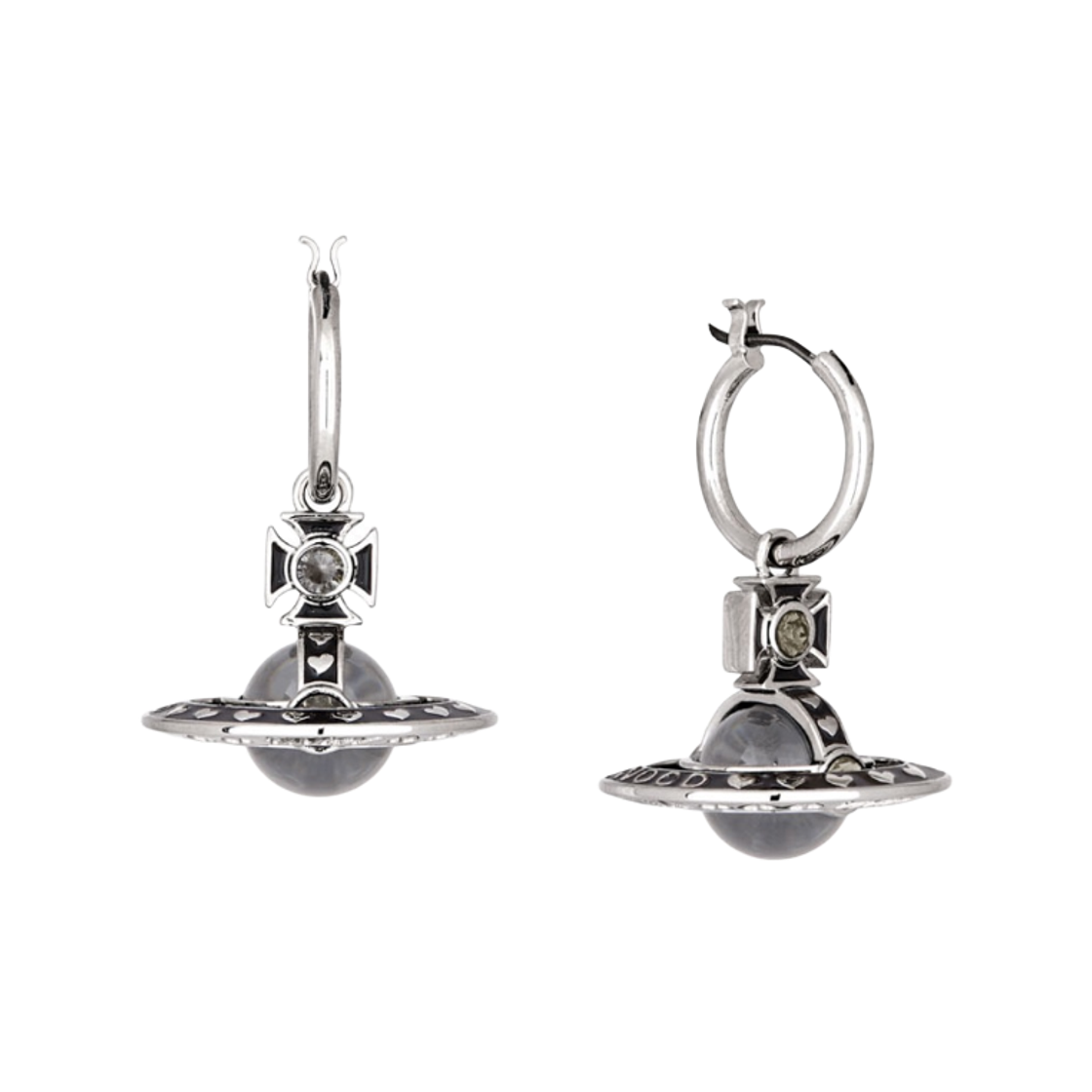 - (W) Vivienne Westwood x Nana Orb Earrings Silver