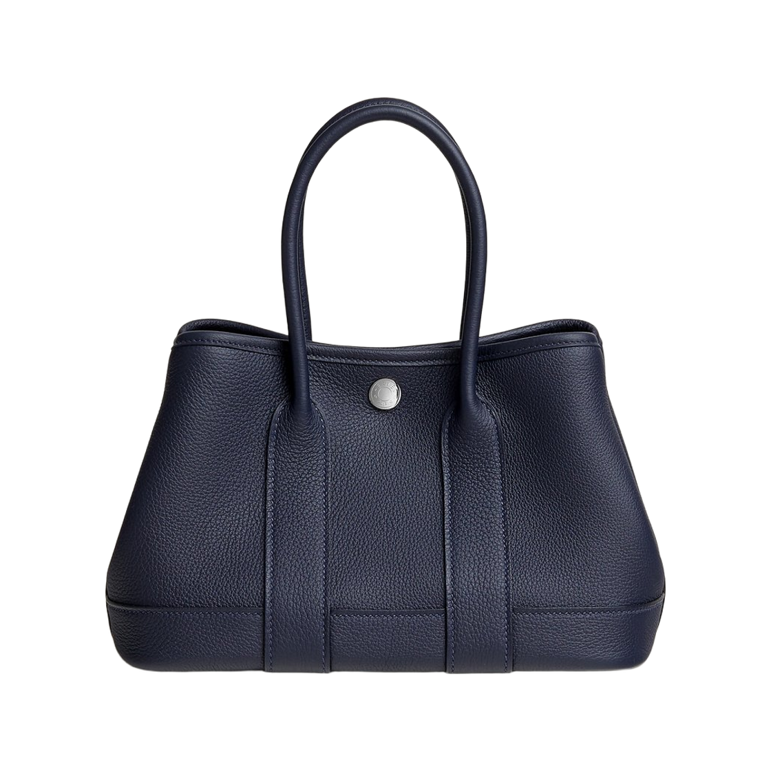 H086729CK2Z Hermes Neo Garden 23 Bag Togo Calfskin & Palladium Bleu Nuit