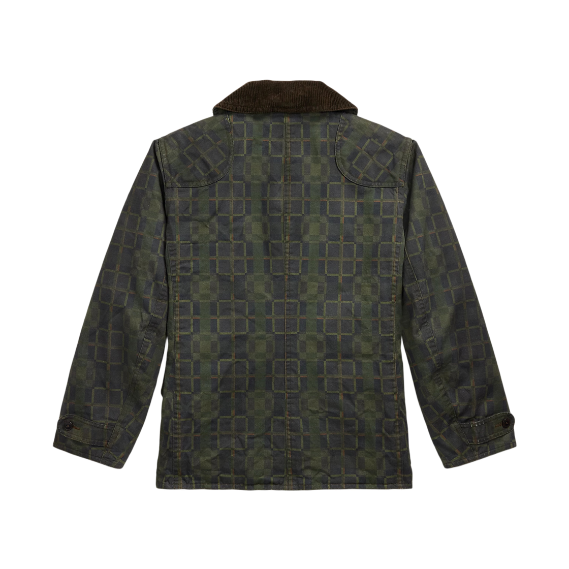 더블알엘 체크 프린트 오일클로스 자켓 네이비 멀티 플래드(Double RL Check Print Oilcloth Jacket Navy Multi Plaid) - 2