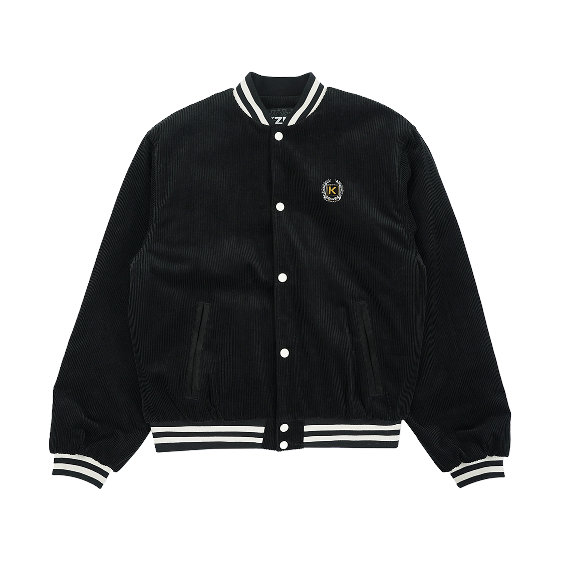 케이지엠 아이비리그 코듀로이 자켓 블랙