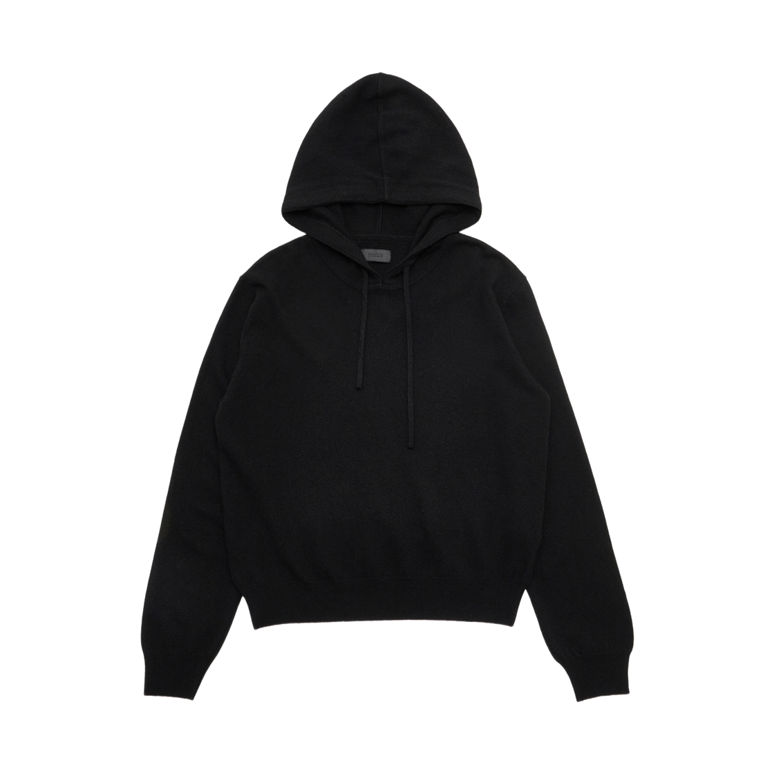 - Mudule Knit Hoodie Black
