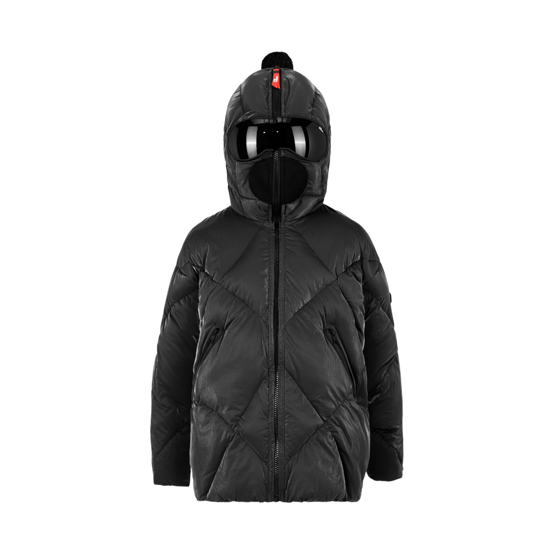 (키즈) AI 라이더스 롱 후드 자켓 블랙((Kids) AI Riders Long Hooded Jacket Black) - 1