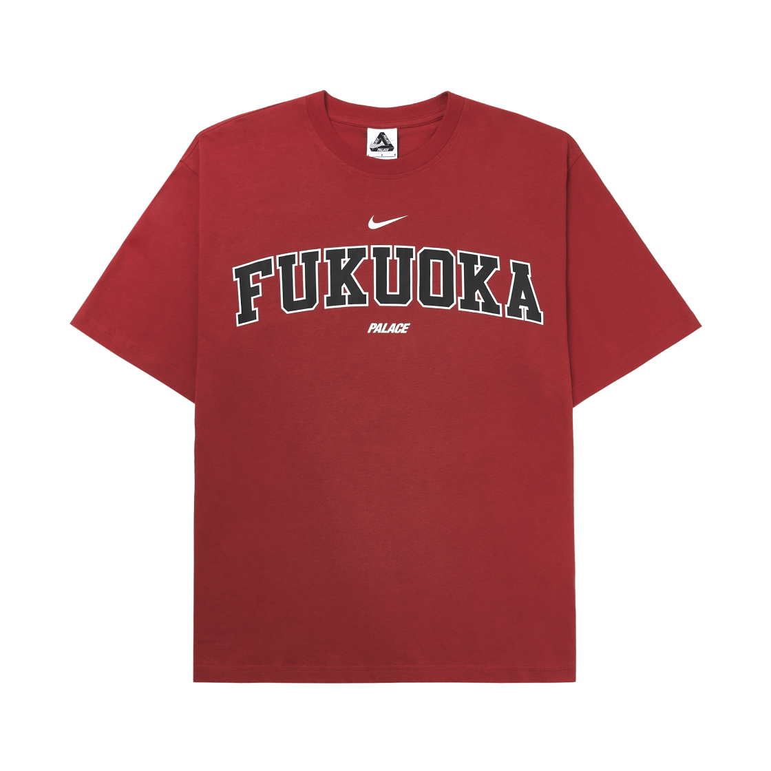 팔라스 x 나이키 샵 티셔츠 후쿠오카 레드 - 25FW(Palace x Nike Shop T-Shirt Fukuoka Red - 25FW) - 1