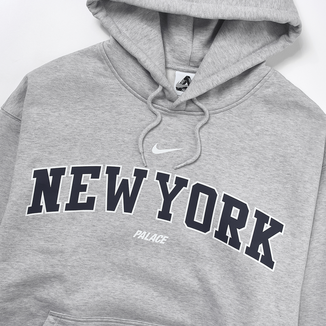 팔라스 x 나이키 샵 후드 뉴욕 그레이 말 - 25FW(Palace x Nike Shop Hood New York Grey Marl - 25FW) - 3