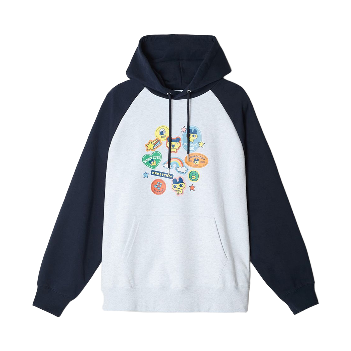 스파오 x 다마고치 후드 스웨트셔츠 네이비(Spao x Tamagotchi Hooded Sweatshirt Navy)