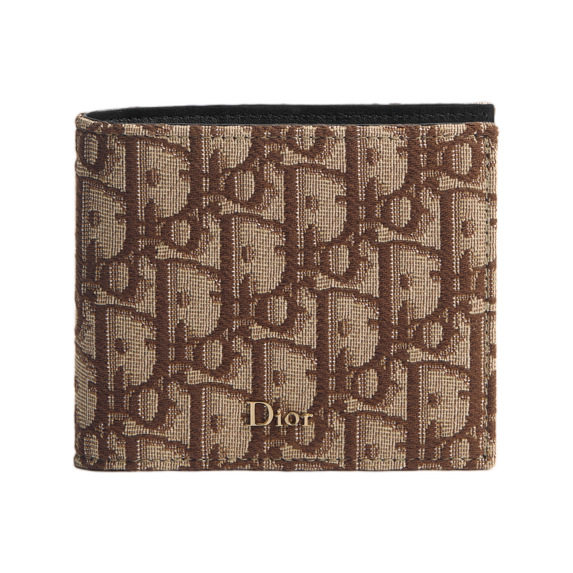 디올 바이폴드 월렛 디올 오블리크 자카드 브라운(Dior Bifold Wallet Dior Oblique Jacquard Brown) - 1