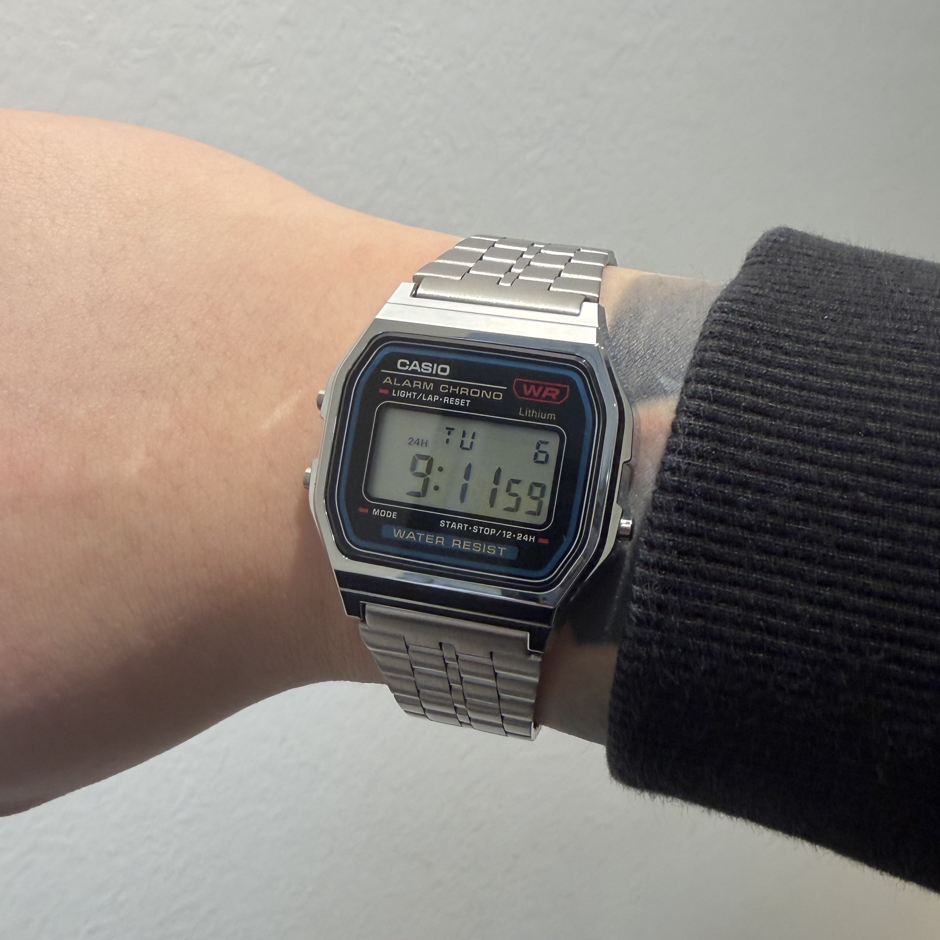 Casio A-159WA-N1 착용 스타일 - 2
