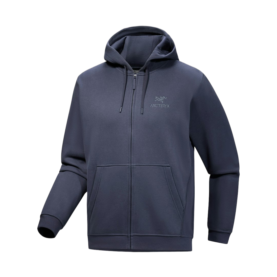 아크테릭스 엠블럼 플리스 풀 집 후디 블랙 사파이어(Arc'teryx Emblem Fleece Full Zip Hoody Black Sapphire) - 1