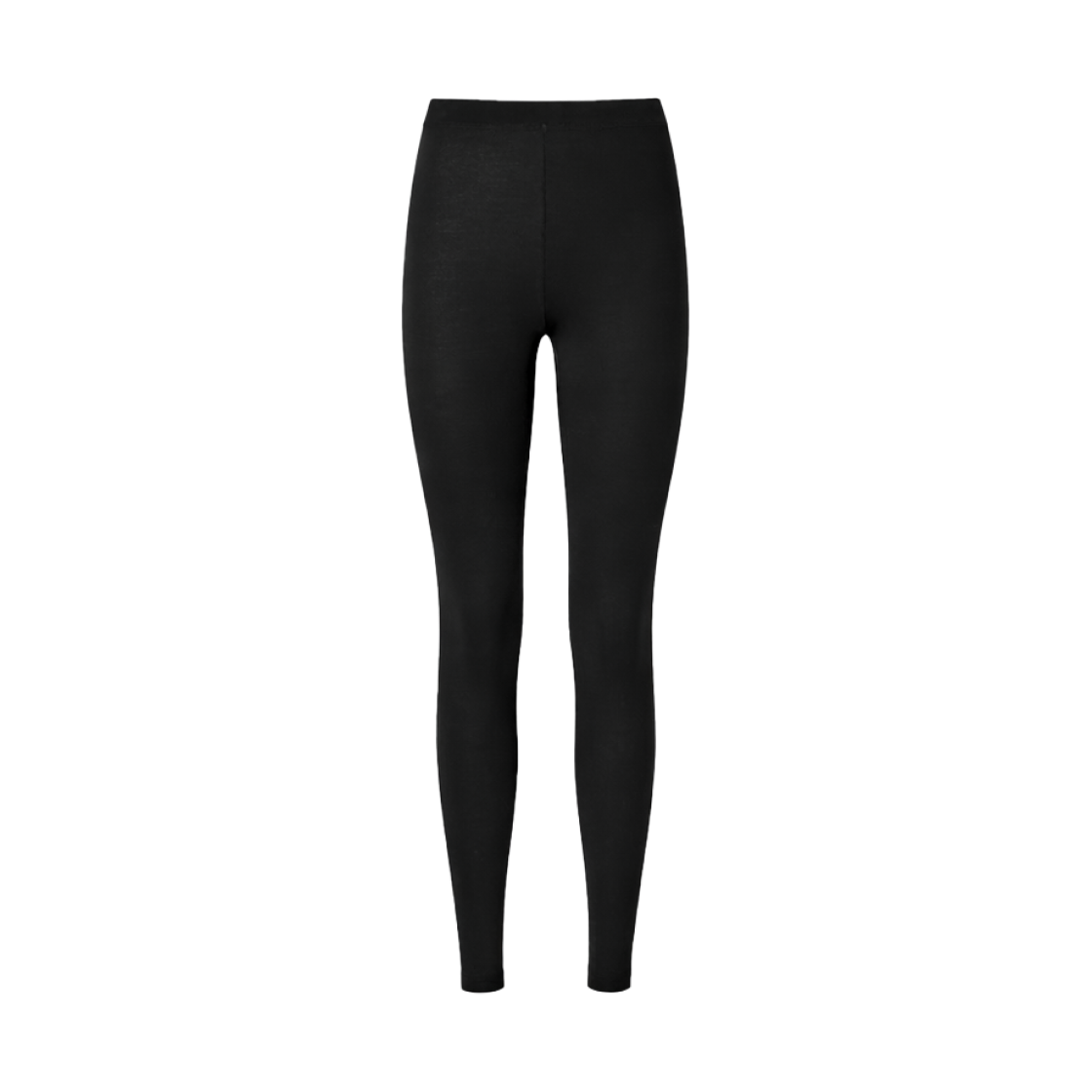 481080-09 (W) Uniqlo Heattech Extra Warm Cotton Leggings Full Length Black - JP
