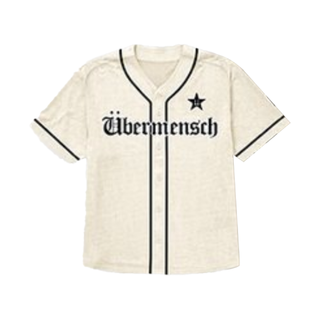 - G-DRAGON Ubermensch Baseball Jersey Cream