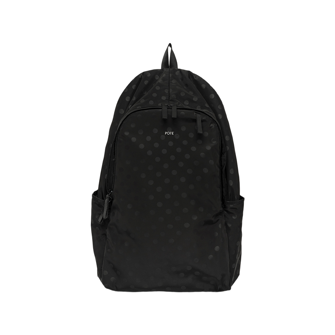 포테 0006 하이드슬롯 클래식 백팩(L)_도트블랙(POTE 0006 HideSlot Classic Backpack (L)_Dot Black)