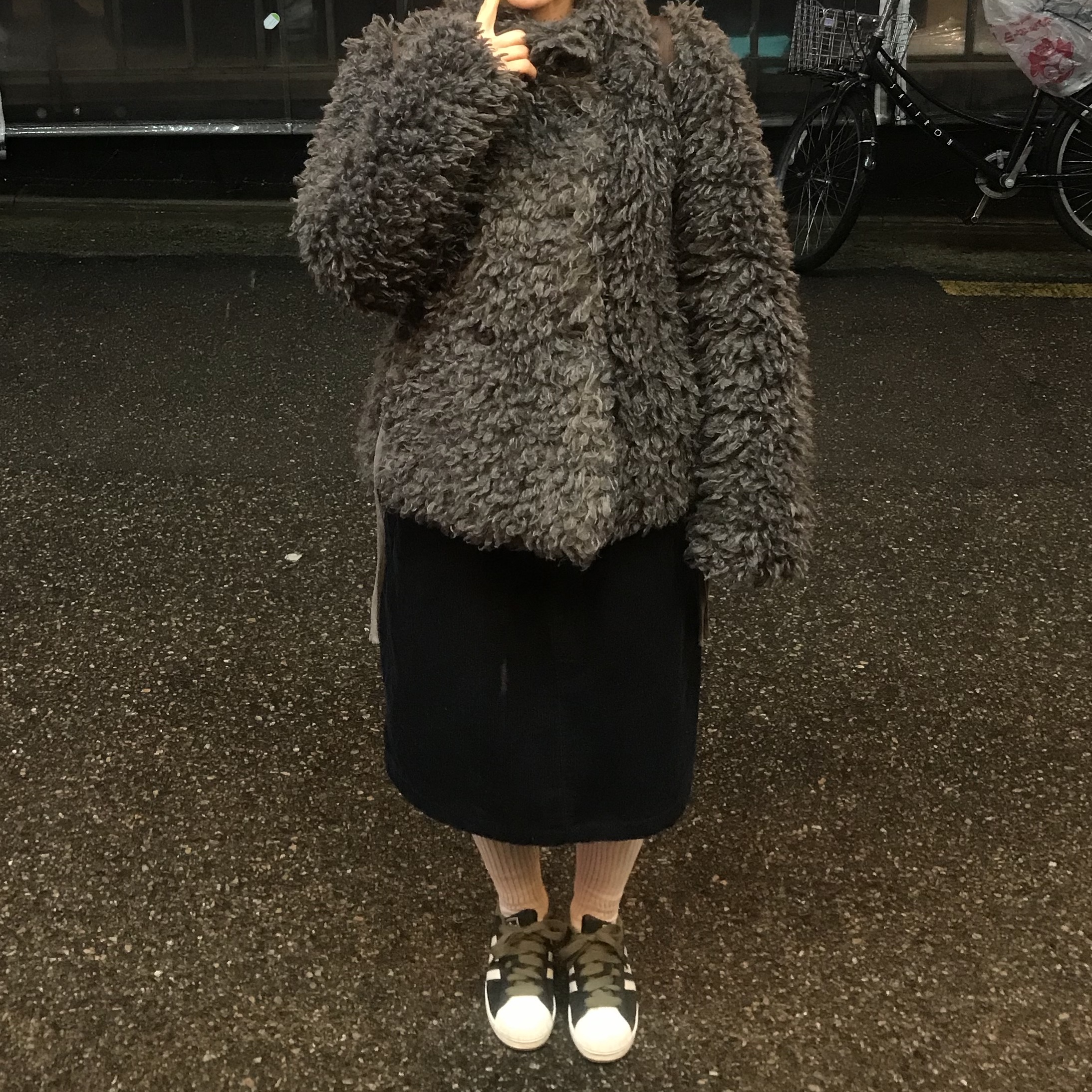코이세이오 헤어리 퍼 재킷 블랙 | COYSEIO | KREAM