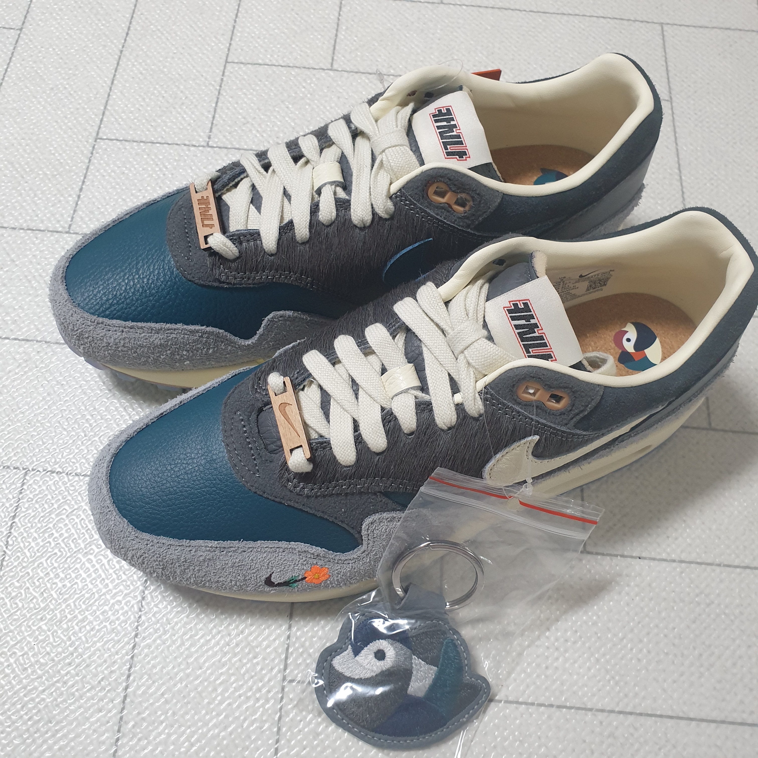 Nike x Kasina Air Max 1 SP Won-Ang Particle Grey (With Special Gift) 착용 스타일 - 4