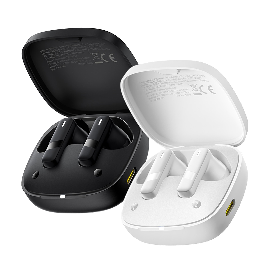 베이스어스 무선 이어폰 블루투스 스포츠 운동 런닝 TWS 32시간 재생 방수 E20s