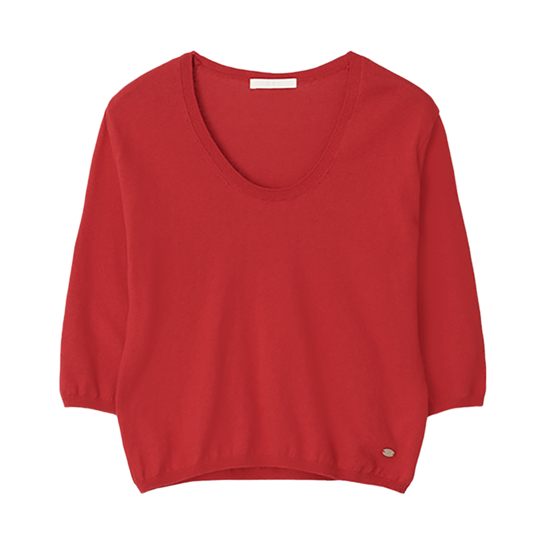 지비에이치 어페럴 캐시미어 하프 니트 / 레드