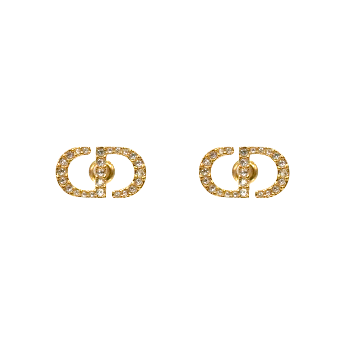 ITHNKBHDSK26 Dior Petit CD Gold Earrings A-B44821