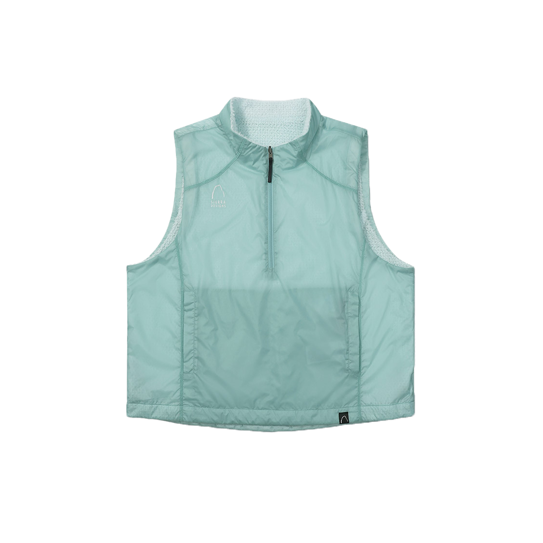 N5322SPV11MNT SIERRA DESIGNS W MOSS Polartec Alpha Direct 90 Reversible Vest MINT GREEN
