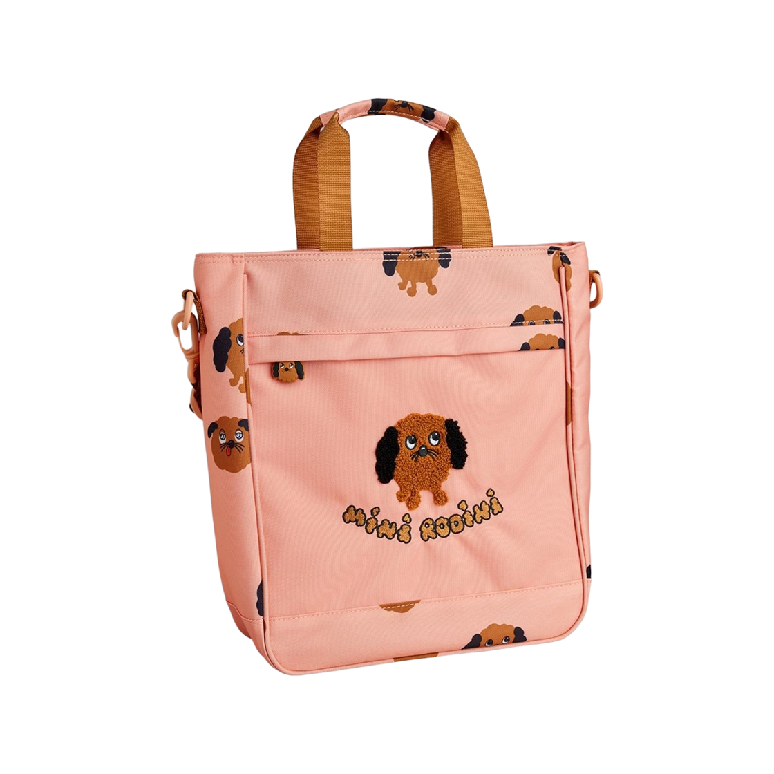 (키즈) 미니 로디니 도기스 컴플리멘터리 백 핑크((Kids) Mini Rodini Doggies Complimentary Bag Pink)