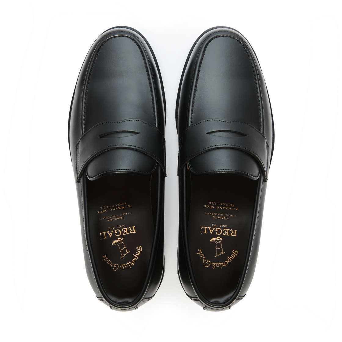 리갈 남성 경량 굿이어웰트 페니로퍼 블랙(REGAL Men’s Lightweight Goodyear Welt Penny Loafers Black) - 4