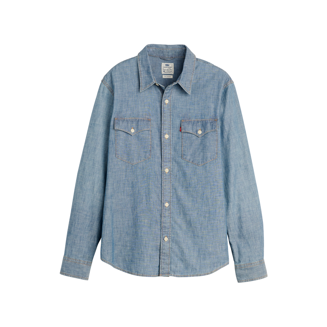 A1919-0070 Levi's Relaxed Western Shirt Light Indigo
