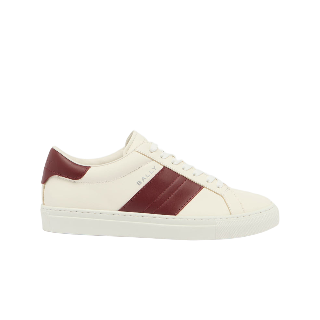 6313412 (W) Bally Hedon Leather Sneakers White