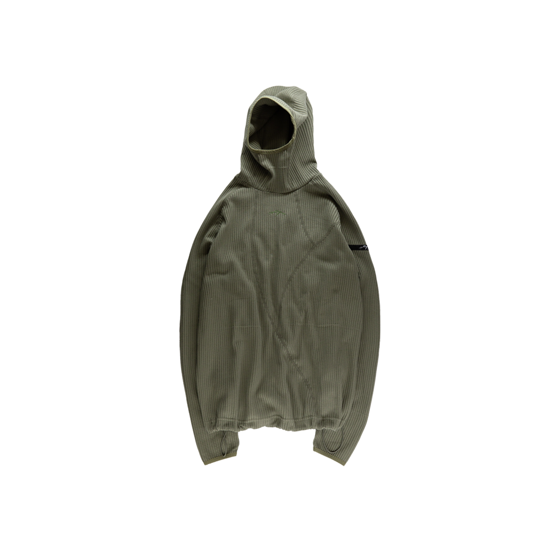 OG-WWH-12 COLDWARM Waffle Warmer Hoodie (Khaki Color) -Small Fit-