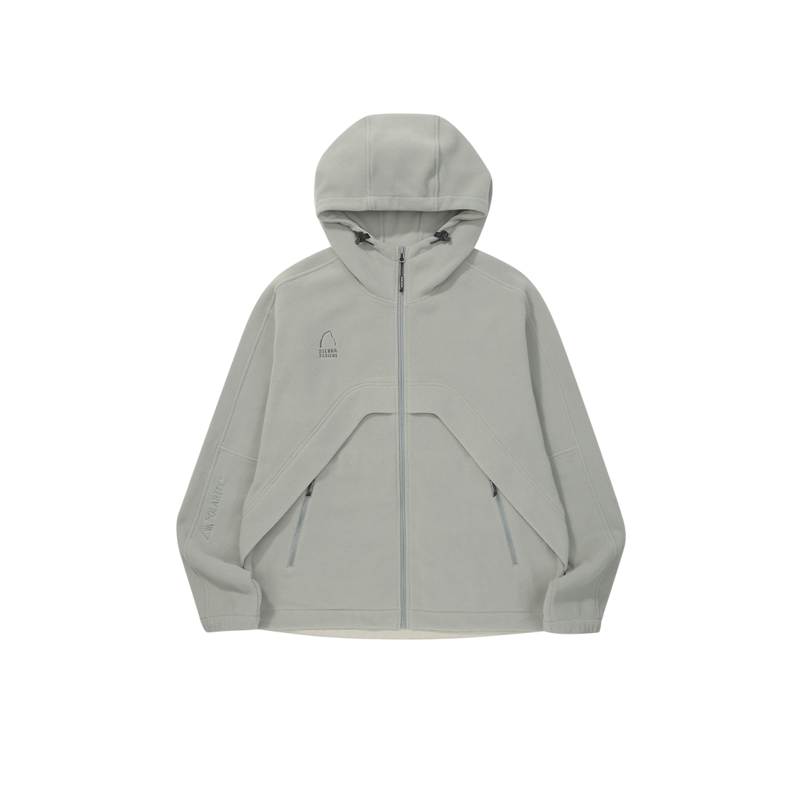 N5321OFJ92GRY SIERRA DESIGNS AUBERRY Polartec Micro Fleece Jacket GREY