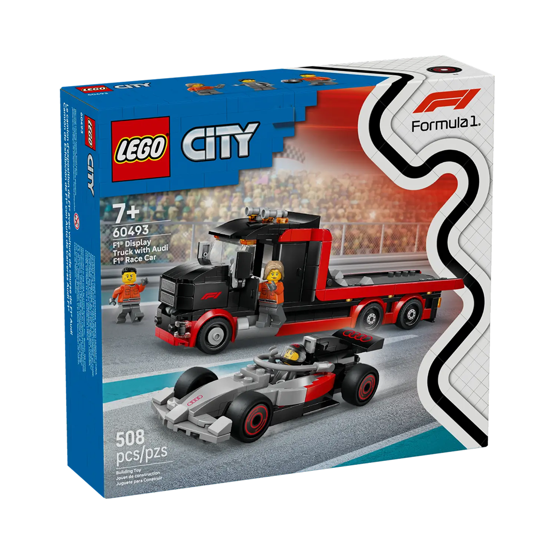 레고 시티 F1 전시용 트럭과 아우디 F1 레이스카(Lego City F1 Display Truck with Audi F1 Race Car) - 2