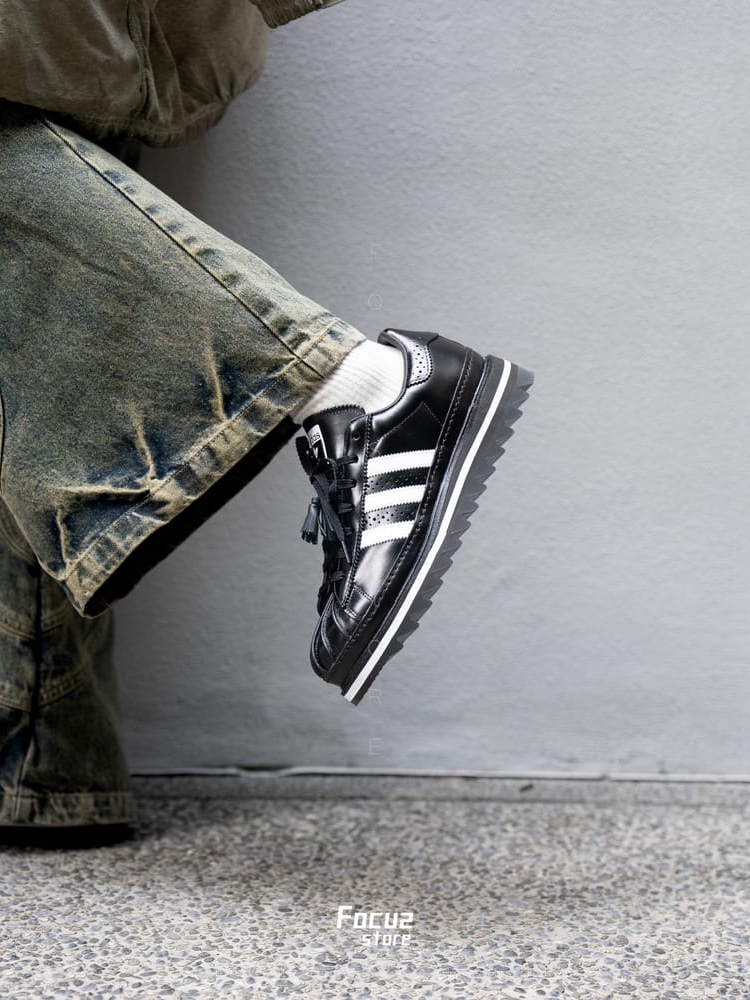 Adidas x BAPE x Edison Chen Clot Superstar Off White Branch, Adidas x Clot Superstar Core Black Cloud White 착용 스타일 - 3