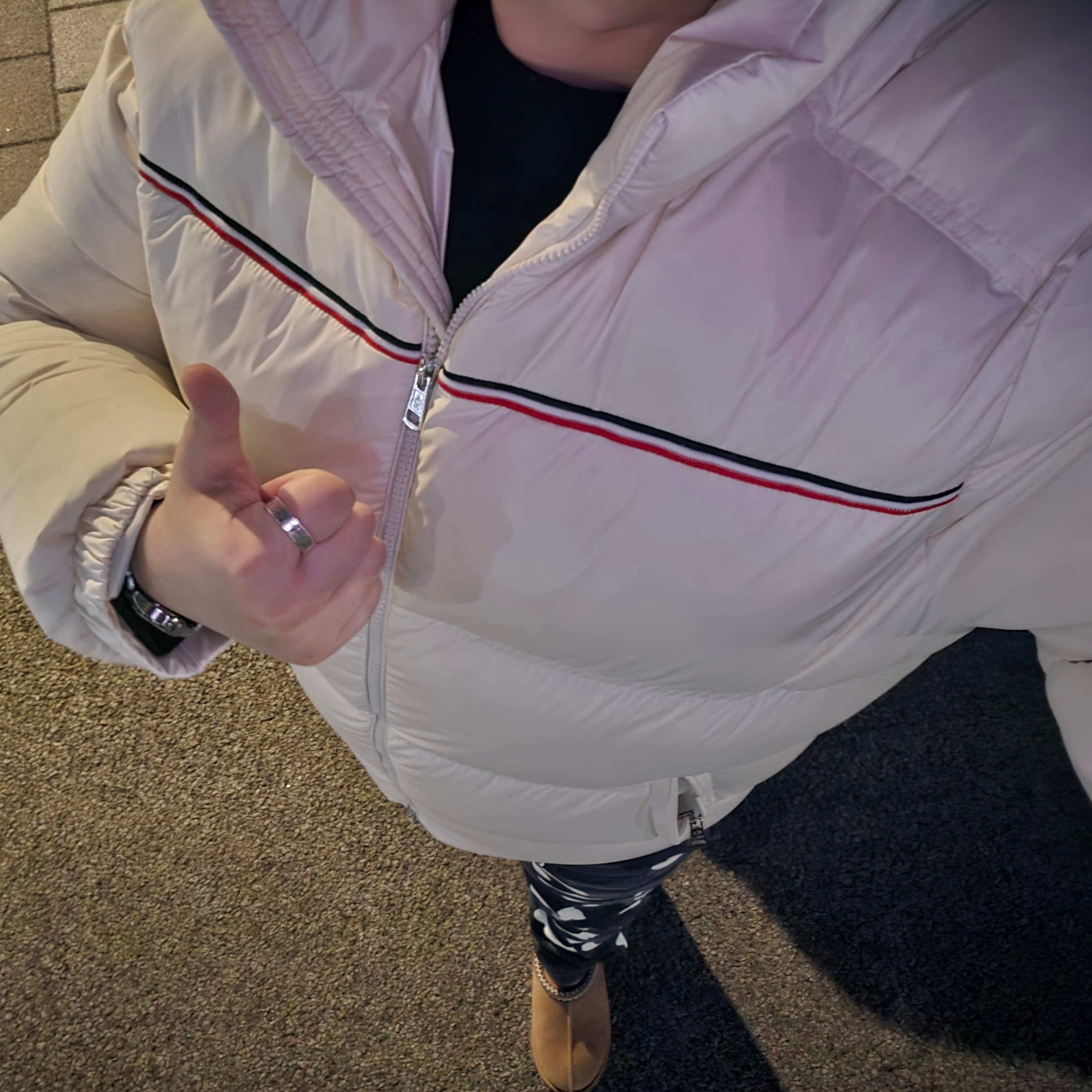 Moncler Bouvaque Padding Jumper White - 25FW, [20% 적립] Polo Ralph Lauren Double Knit Sweatshirt Black 착용 스타일