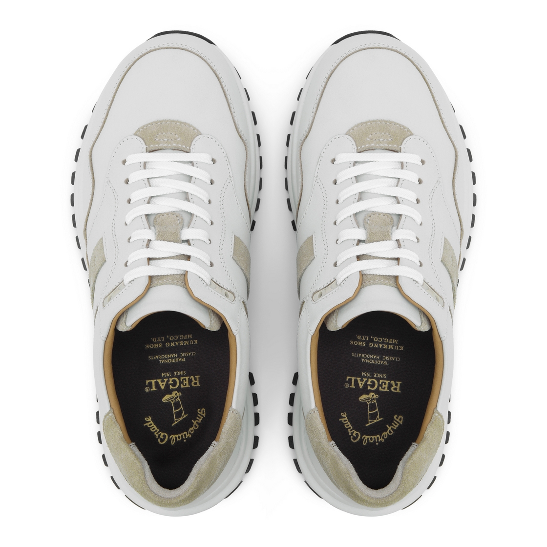 리갈 남성 조거 스니커즈 화이트(REGAL Men’s Jogger Sneakers White) - 4