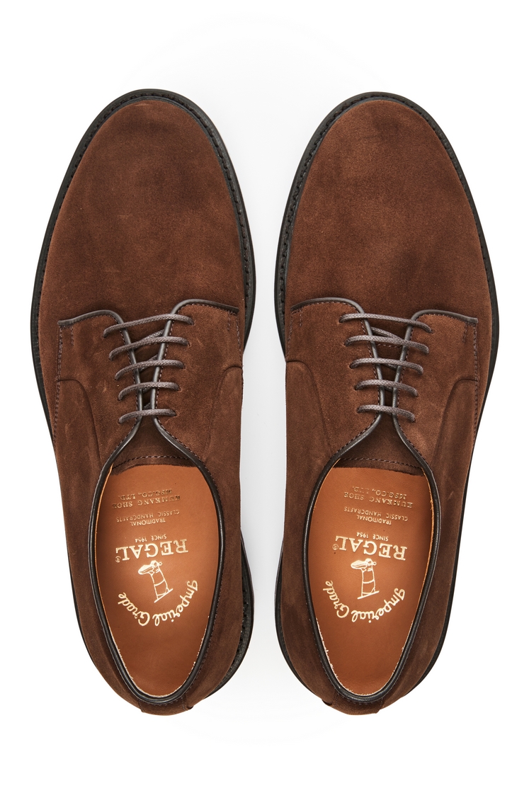 리갈 201 남성 플레인 더비 브라운(REGAL Men’s 201 Plain-Toe Derby Shoes Brown) - 4