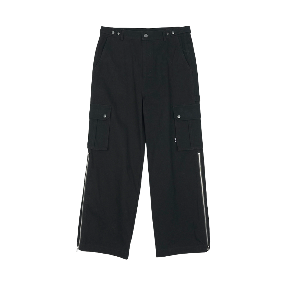 케이지엠 빈티지 새깅 카고 팬츠 블랙