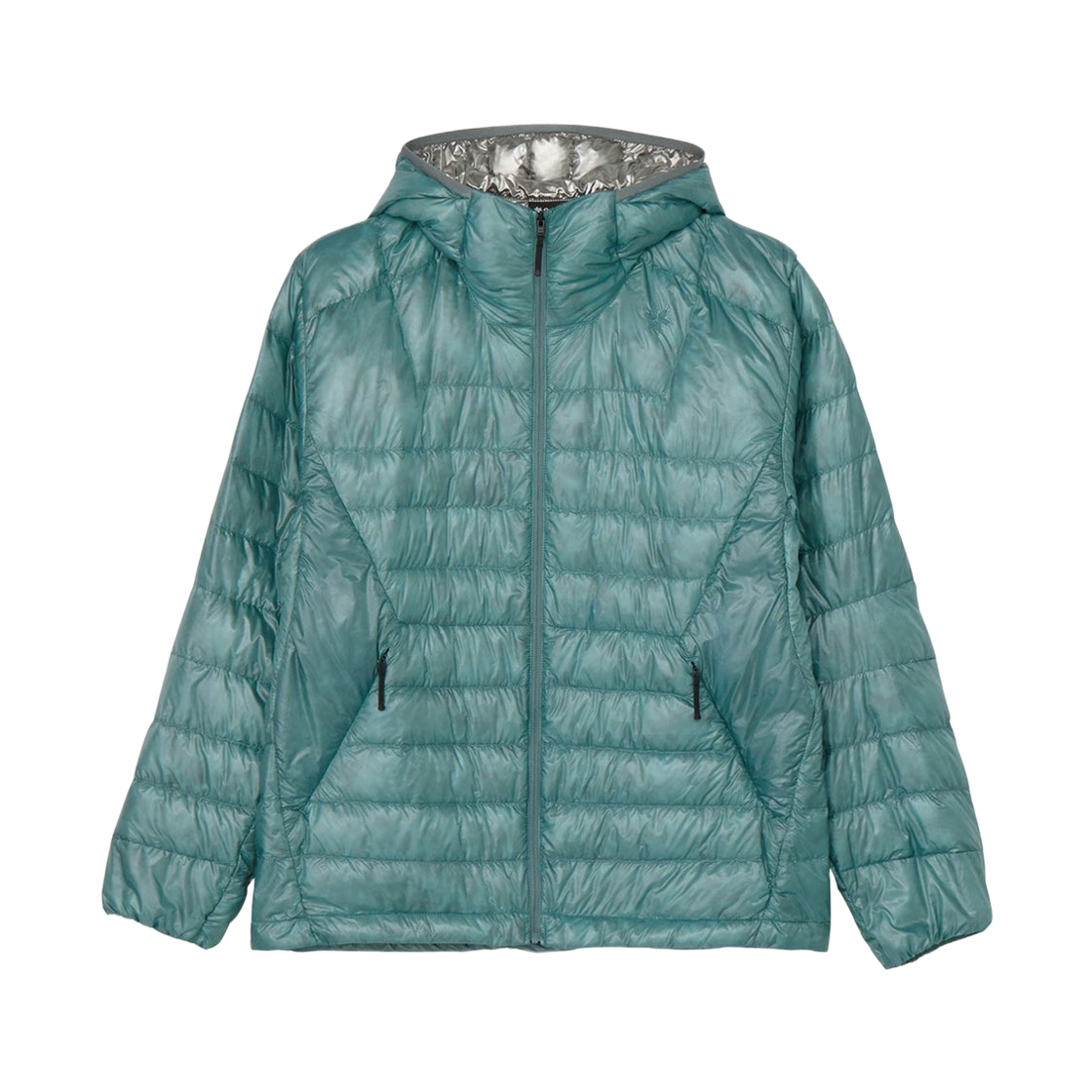GM25303 Goldwin 1000FP Sputtering Hooded Down Jacket Moss Agate